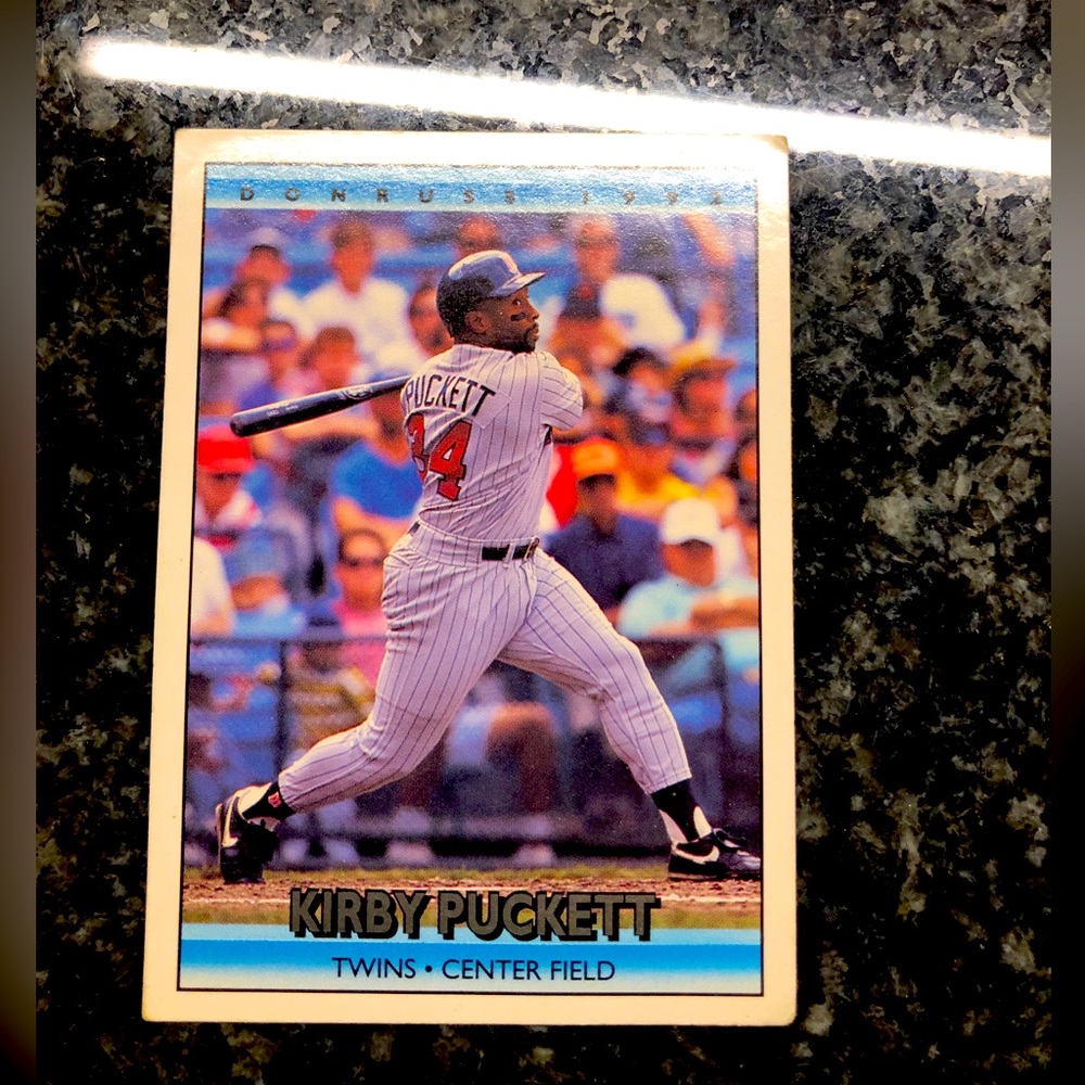 Kirby Puckett Donruss 1992 #617 baseball card!!